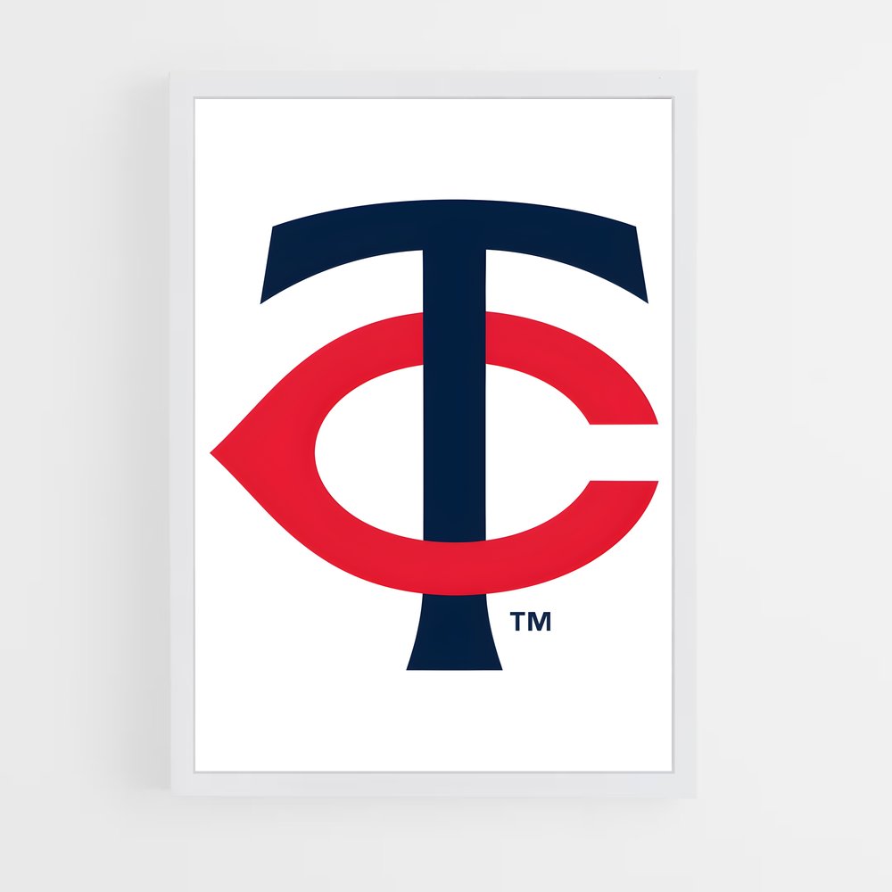 Poster Twins Forever – affiche Baseball (vue 3)